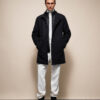 S&apos; Ανδρικό demi παλτό με γιακά 54-201-106 BLACK