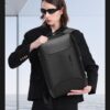 Δερμάτινο Σακίδιο πλάτης 23L Laptop 15,6” Bange 6622 μαύρο