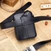 Δερμάτινο τσαντάκι μέσης Bull Captain YB012 Μαύρο