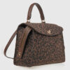 VERDE ΓΥΝΑΙΚΕΙΑ ΤΣΑΝΤΑ ΧΕΙΡΟΣ 16-0008153 ANIMAL PRINT ΚΑΦΕ