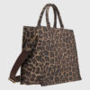 VERDE ΓΥΝΑΙΚΕΙΑ ΤΣΑΝΤΑ ΧΕΙΡΟΣ 16-0008183 ANIMAL PRINT ΚΑΦΕ