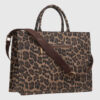 VERDE ΓΥΝΑΙΚΕΙΑ ΤΣΑΝΤΑ ΧΕΙΡΟΣ 16-0008183 ANIMAL PRINT ΚΑΦΕ