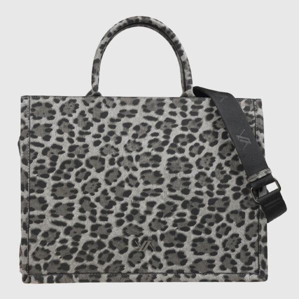 VERDE ΓΥΝΑΙΚΕΙΑ ΤΣΑΝΤΑ ΧΕΙΡΟΣ 16-0008183 ANIMAL PRINT ΜΑΥΡΟ