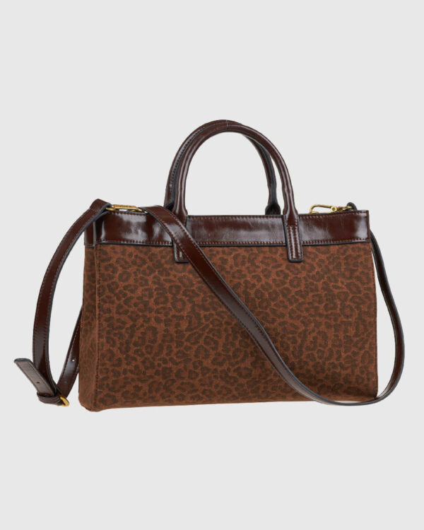 VERDE ΓΥΝΑΙΚΕΙΑ ΤΣΑΝΤΑ ΧΕΙΡΟΣ 16-0008238  ΚΙΝ ANIMAL PRINT
