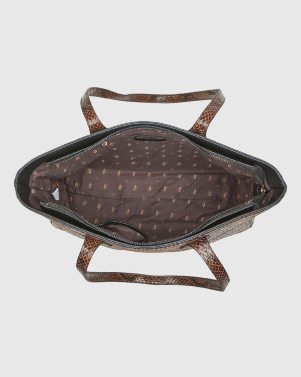 VERDE ΓΥΝΑΙΚΕΙΑ ΤΣΑΝΤΑ ΩΜΟΥ 16-0008239 ANIMAL PRINT ΚΑΦΕ