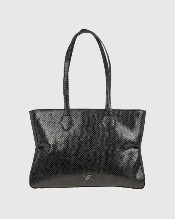VERDE ΓΥΝΑΙΚΕΙΑ ΤΣΑΝΤΑ ΩΜΟΥ 16-0008239 ANIMAL PRINT ΜΑΥΡΟ