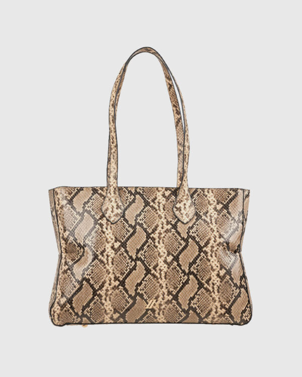 VERDE ΓΥΝΑΙΚΕΙΑ ΤΣΑΝΤΑ ΩΜΟΥ 16-0008239 ANIMAL PRINT ΜΠΕΖ