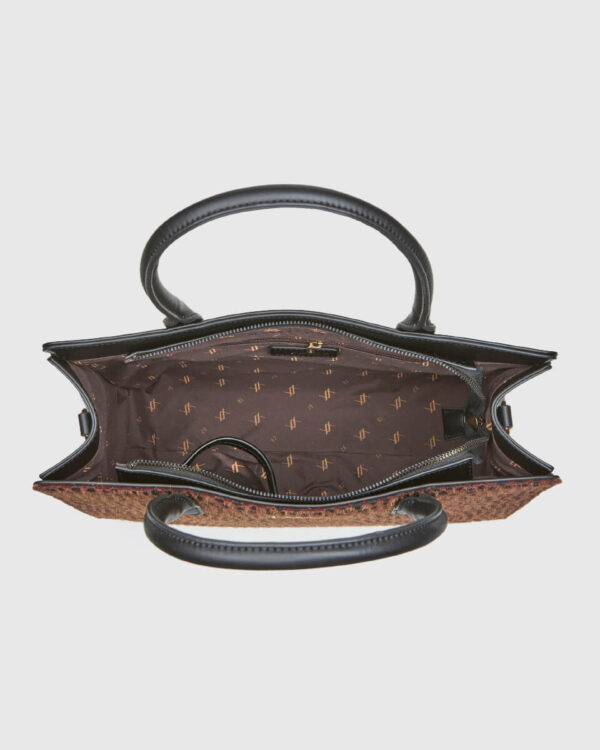 VERDE ΓΥΝΑΙΚΕΙΑ ΤΣΑΝΤΑ ΧΕΙΡΟΣ 16-0008262 ANIMAL PRINT ΚΑΦΕ