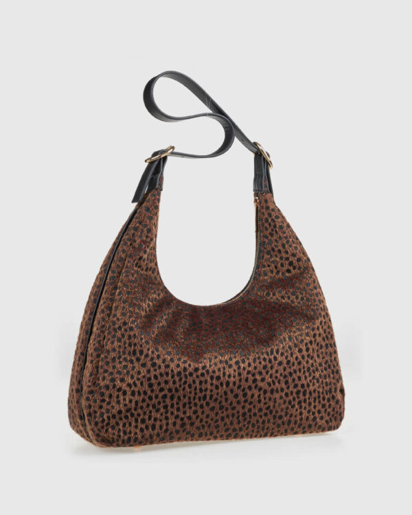 VERDE ΓΥΝΑΙΚΕΙΑ ΤΣΑΝΤΑ ΩΜΟΥ 16-0008265 ANIMAL PRINT ΚΑΦΕ