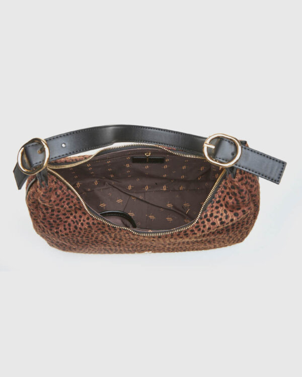 VERDE ΓΥΝΑΙΚΕΙΑ ΤΣΑΝΤΑ ΩΜΟΥ 16-0008265 ANIMAL PRINT ΚΑΦΕ
