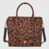 VERDE ΓΥΝΑΙΚΕΙΑ ΤΣΑΝΤΑ ΧΕΙΡΟΣ 16-0008296  ANIMAL PRINT ΚΑΦΕ