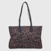 VERDE ΓΥΝΑΙΚΕΙΑ ΤΣΑΝΤΑ ΩΜΟΥ 16-0008297  ANIMAL PRINT ΜΑΥΡΟ