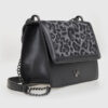 VERDE ΓΥΝΑΙΚΕΙΑ ΤΣΑΝΤΑ ΩΜΟΥ 16-0008310  ANIMAL PRINT ΜΑΥΡΟ