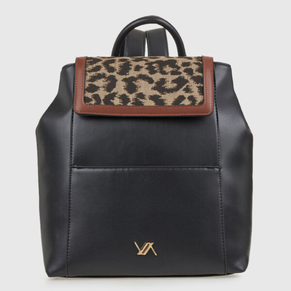 VERDE ΓΥΝΑΙΚΕΙΟ ΣΑΚΙΔΙΟ ΠΛΑΤΗΣ 16-0008311  ANIMAL PRINT ΚΑΦΕ