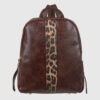 VERDE ΓΥΝΑΙΚΕΙΟ ΣΑΚΙΔΙΟ ΠΛΑΤΗΣ 16-0008317 ANIMAL PRINT ΚΑΦΕ