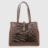 VERDE ΓΥΝΑΙΚΕΙΑ ΤΣΑΝΤΑ ΩΜΟΥ 16-0008324 ANIMAL PRINT ΚΑΦΕ