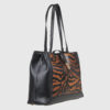 VERDE ΓΥΝΑΙΚΕΙΑ ΤΣΑΝΤΑ ΩΜΟΥ 16-0008324 ANIMAL PRINT ΜΑΥΡΟ