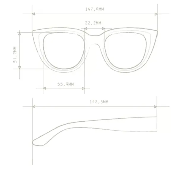 Okkia γυαλιά ηλίου Silvia - Transparent Brown