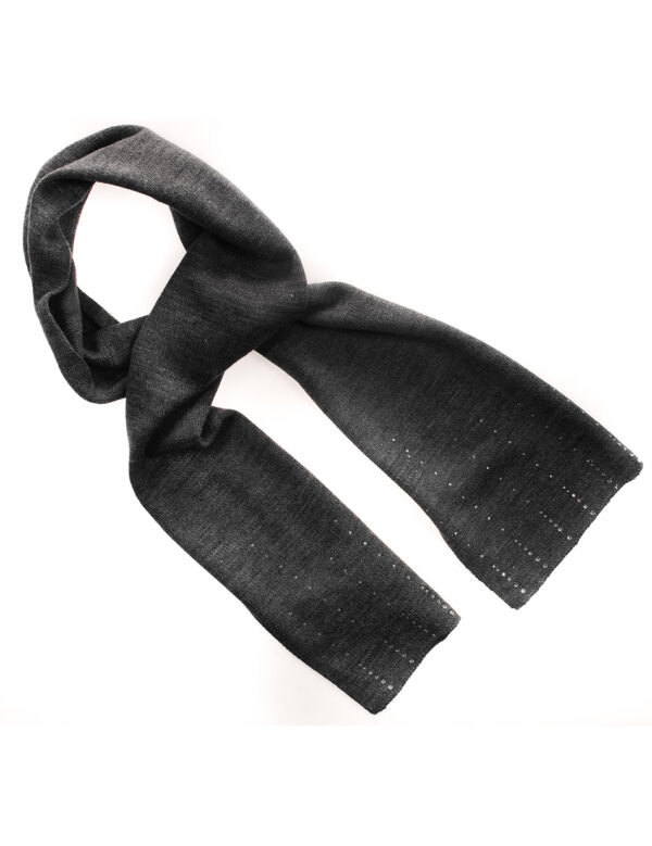 B&apos; Κασκόλ 26-501-007 DK GREY