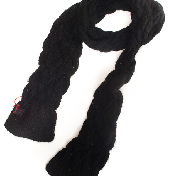 B&apos; Κασκόλ 26-501-012 BLACK