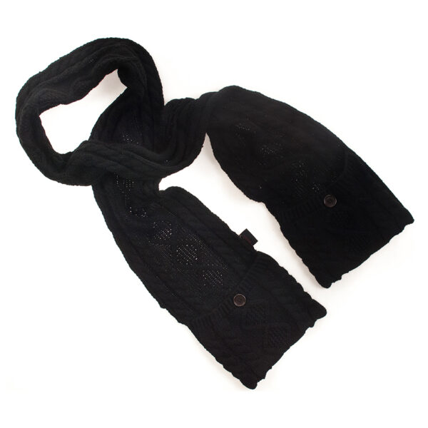 B&apos; Κασκόλ 26-501-013 BLACK