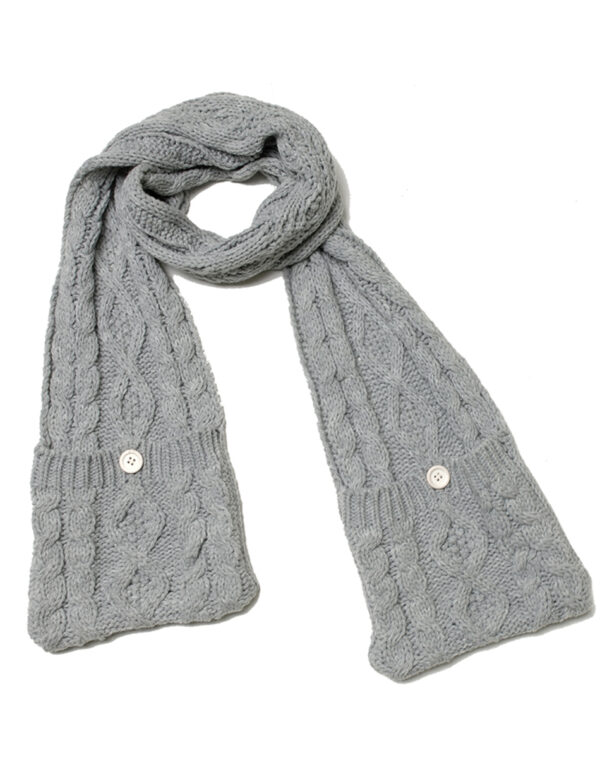 B&apos; Κασκόλ 26-501-013 LT GREY