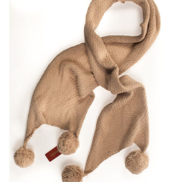Β&apos;  Kασκωλ, με 2 φουντες σε κάθε μερια 28-501-002 LT BEIGE
