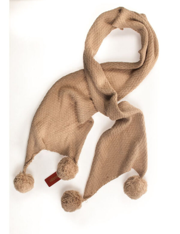 Β&apos;  Kασκωλ, με 2 φουντες σε κάθε μερια 28-501-002 LT BEIGE