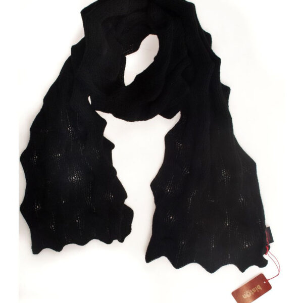 Β&apos;Kασκωλ,με πλεξη σαν εξογκωματα 28-501-006 BLACK