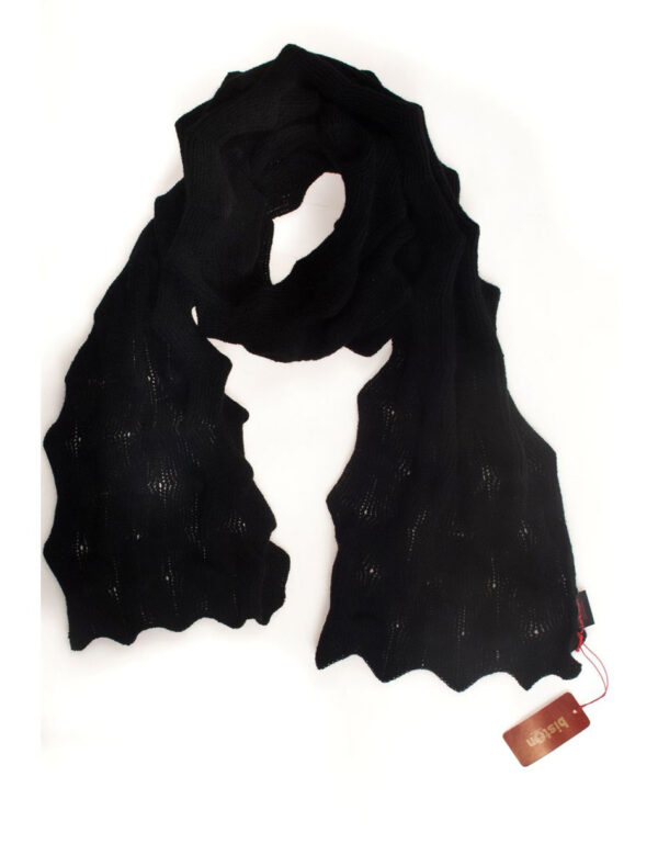Β&apos;Kασκωλ,με πλεξη σαν εξογκωματα 28-501-006 BLACK
