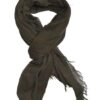 Κασκώλ, με τετραγωνάκια 32-501-001 KHAKI