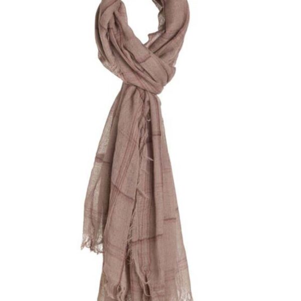 Κασκώλ, με τετραγωνάκια 32-501-001 BEIGE