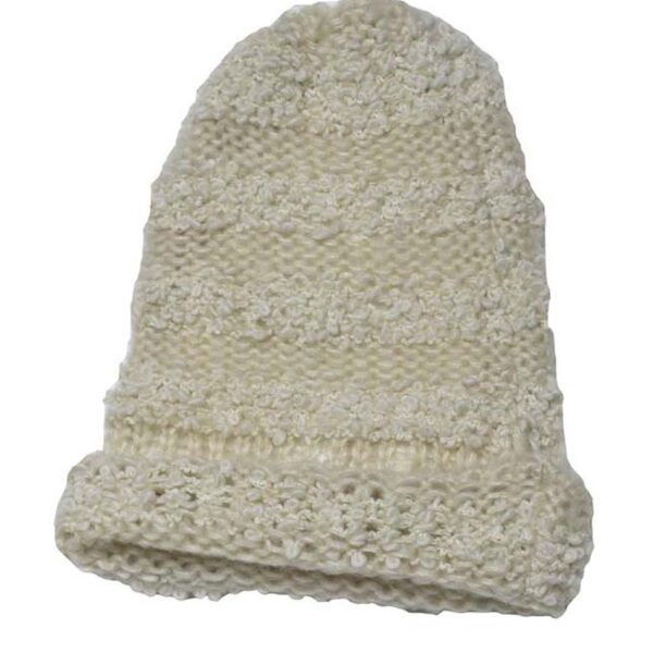 Biston fashion -Γυναικείο πλεχτό σκουφάκι. 32-601-004 BEIGE
