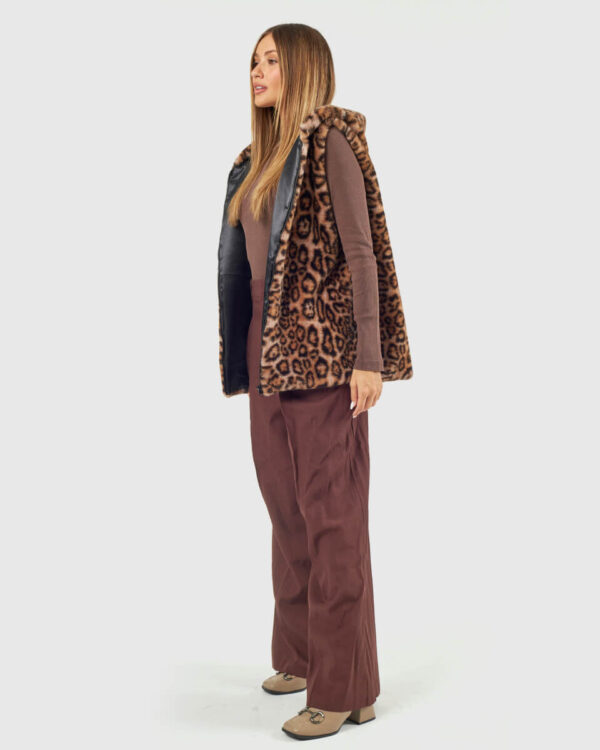 VERDE ΓΥΝΑΙΚΕΙΟ ΓΟΥΝΙΝΟ ΠΑΛΤΟ 33-0000732 ANIMAL PRINT ΠΟΥΡΟΥ