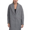 Biston fashion γυναικείο μακρύ παλτό 44-101-028 LT GREY