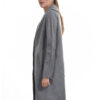 Biston fashion γυναικείο μακρύ παλτό 44-101-028 LT GREY