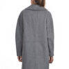 Biston fashion γυναικείο μακρύ παλτό 44-101-028 LT GREY