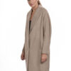 Biston fashion γυναικείο μακρύ παλτό 44-101-028 DK BEIGE