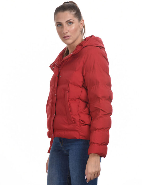 Splendid fashion γυναικείο κοντό μπουφάν 44-101-038 RED