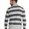 Smart fashion ανδρική πλεχτή  μπλούζα 44-206-021 LT GREY