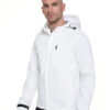 Biston fashion ανδρικό κοντό πανωφόρι 45-201-001 WHITE