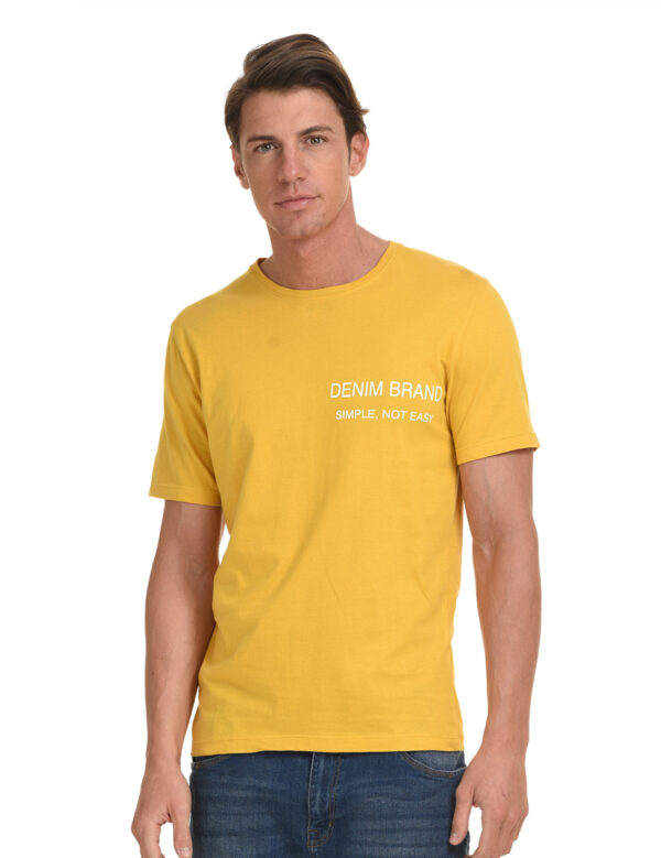 Biston fashion Ανδρικό t-shirt 45-206-018 YELLOW