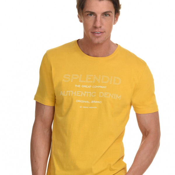 Splendid fashion ανδρικό t-shirt 45-206-019 YELLOW
