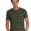 Splendid fashion ανδρικό t-shirt 45-206-032 KHAKI STRIPED