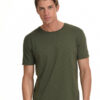 Biston fashion ανδρικό t-shirt 45-206-033 KHAKI ALLOVER