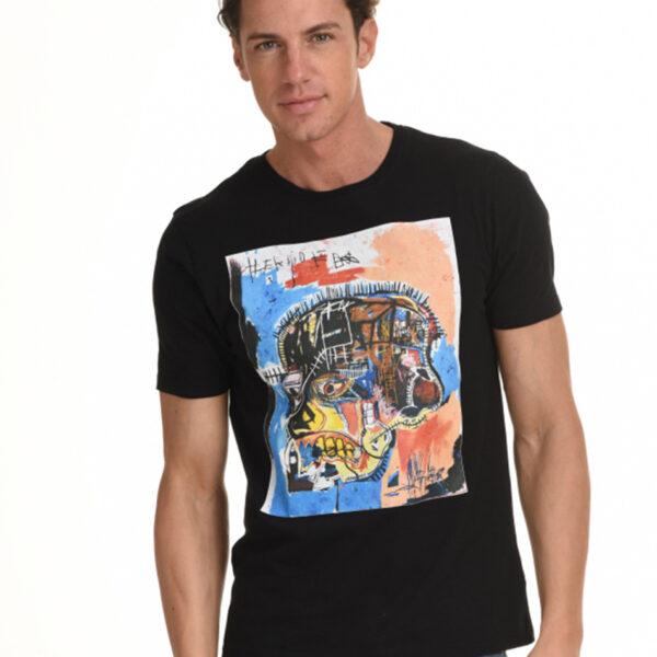 Biston fashion ανδρικό t-shirt 45-206-059 BLACK