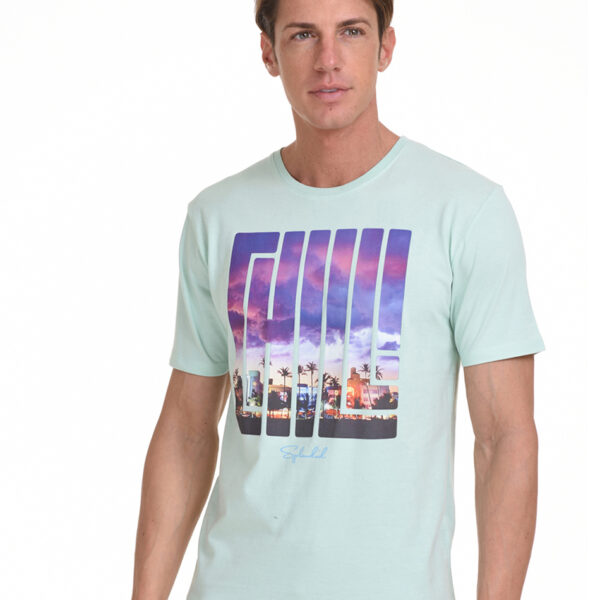 Splendid fashion ανδρικό t-shirt 45-206-061 MINT