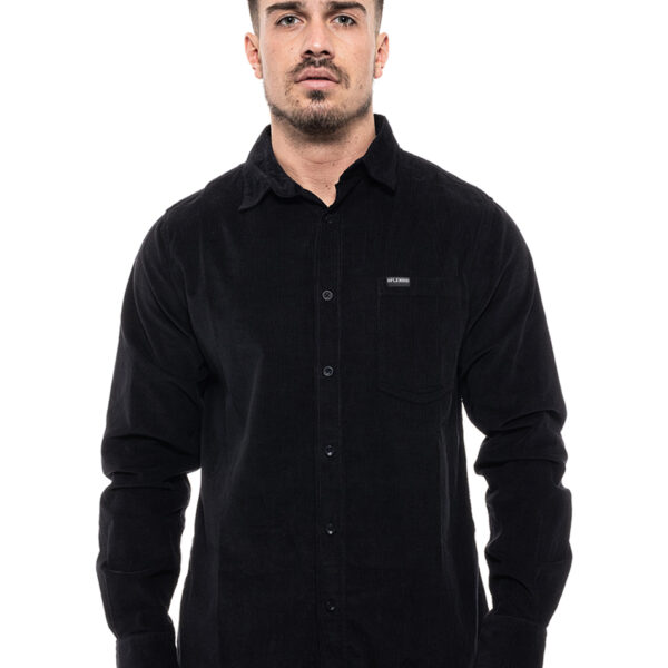 Splendid fashion ανδρικό πουκάμισο 46-203-002 BLACK