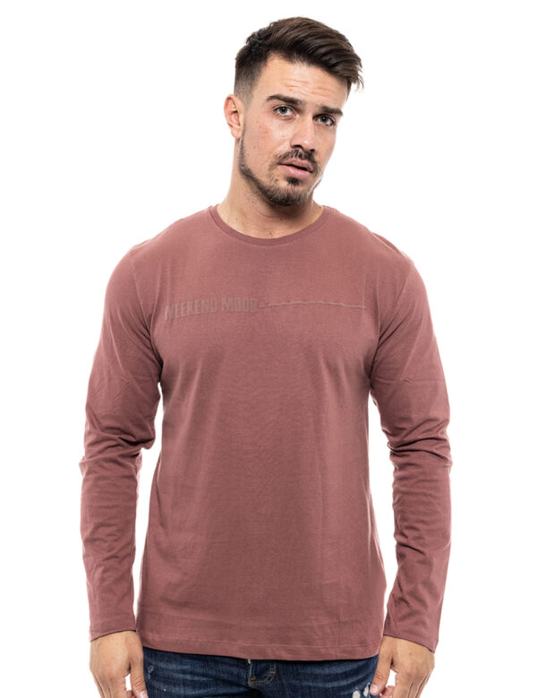Splendid fashion ανδρική μπλούζα 46-206-024 RUSTY RED