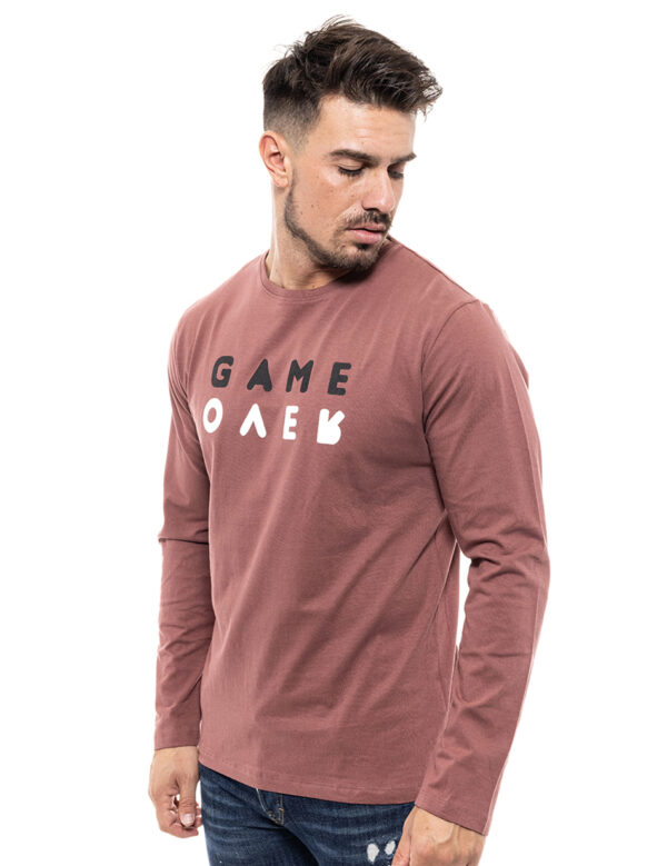 Biston fashion ανδρική μπλούζα 46-206-026 RUSTY RED